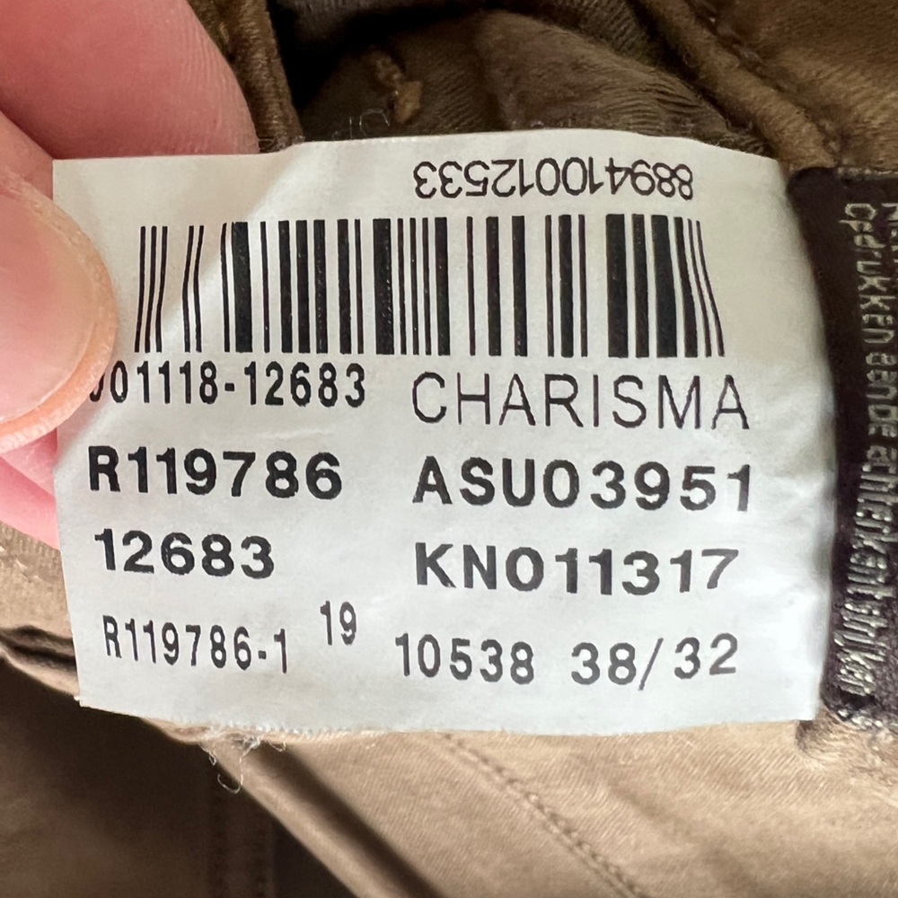 34 Heritage Charisma Brown Straight-Leg Pants 38 X 32 NWT - Picture 14 of 16